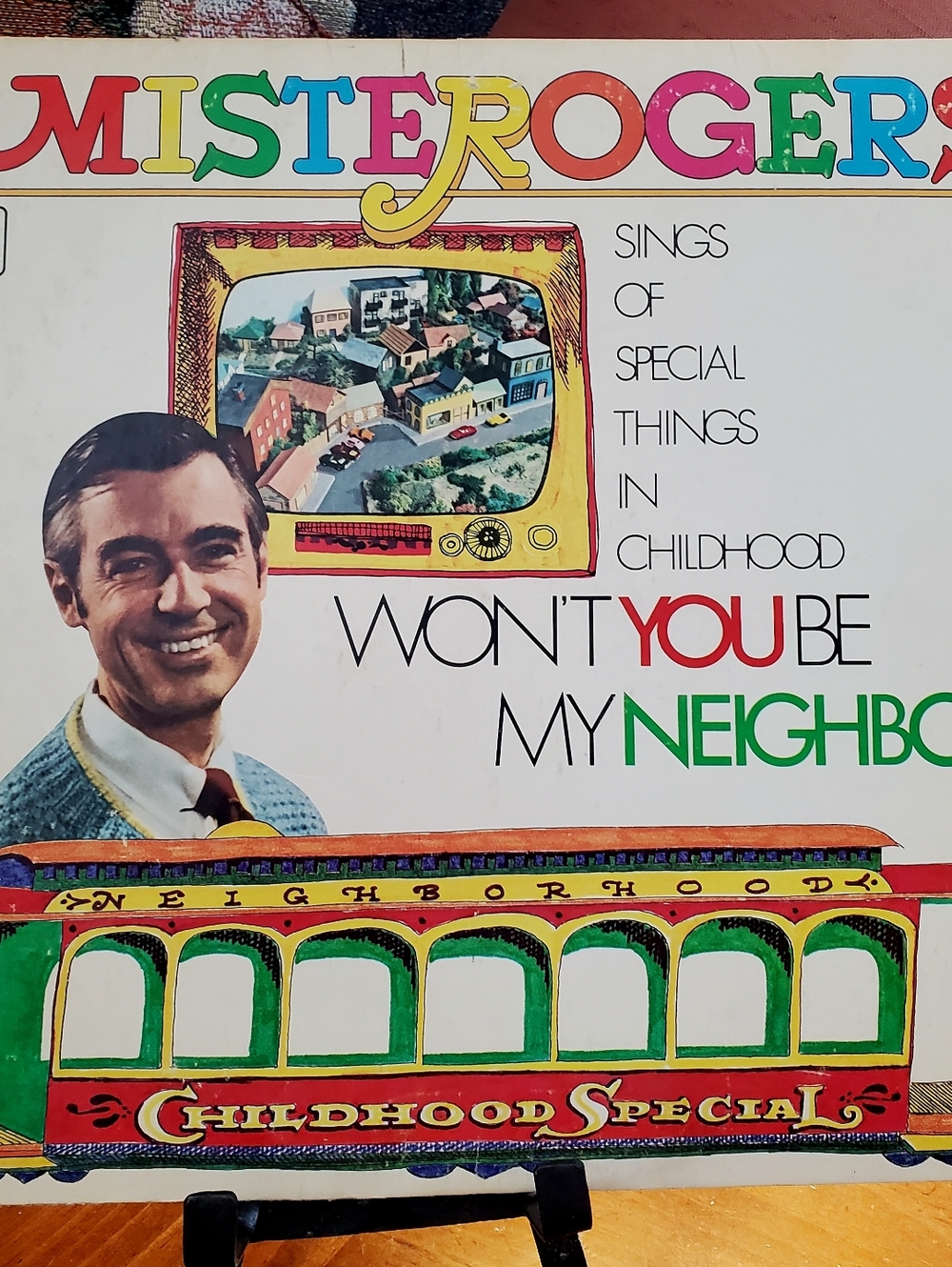 Mister Rogers 'Won't You Be My Neighbor' Vinyl Record 1972,USA Childhood Special